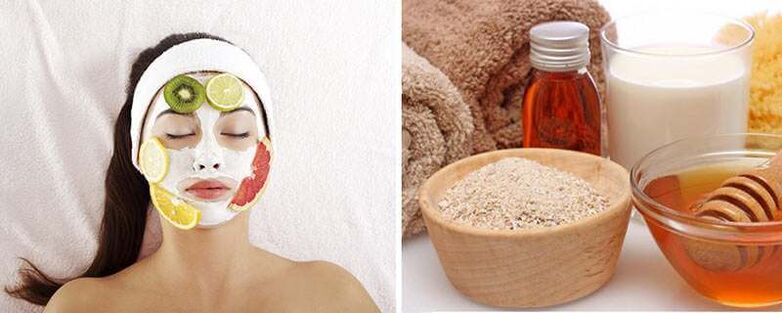 oat and honey mask for rejuvenation